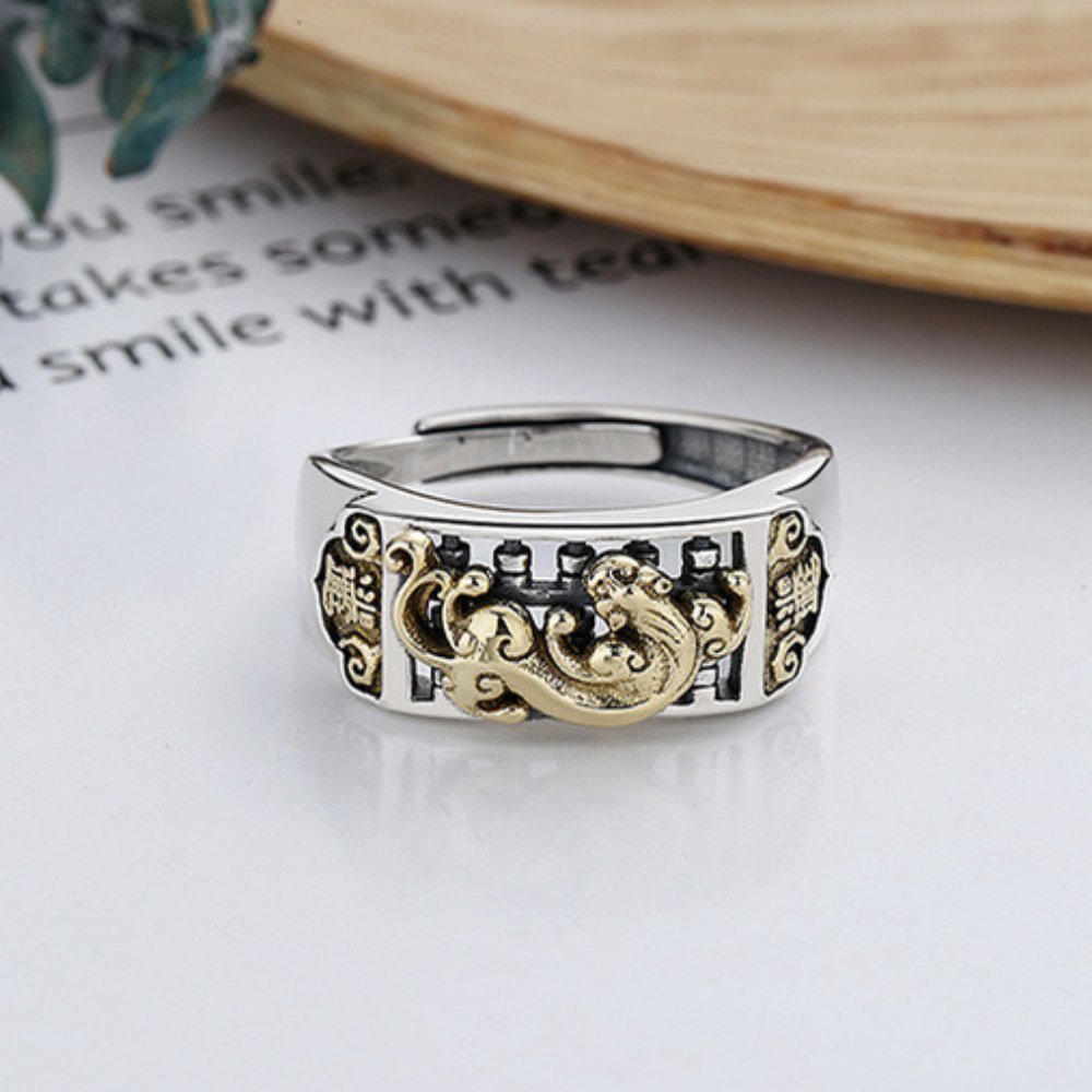 Feng Shui Pixiu Good Luck Ring