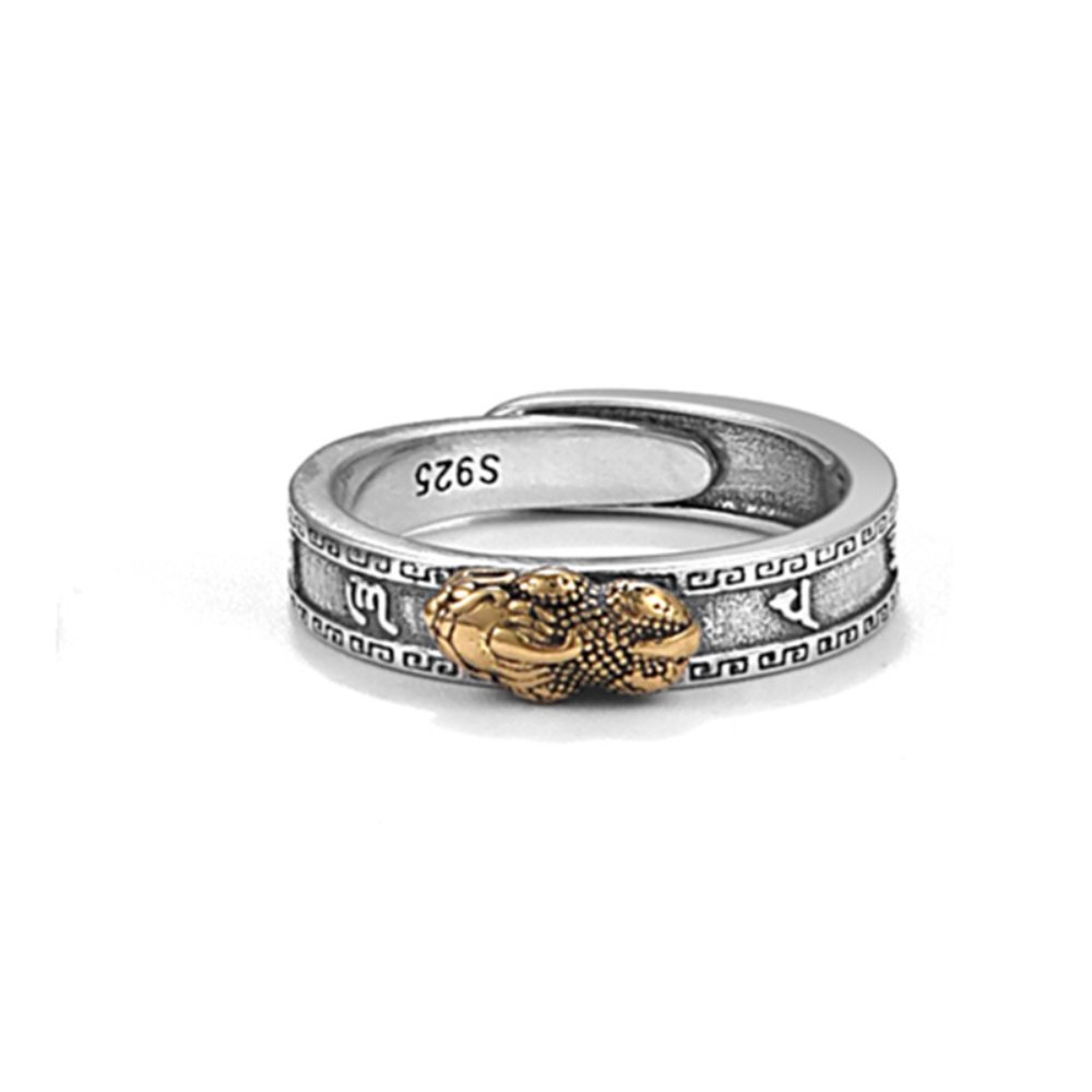 Feng Shui Pixiu Mantra Couple Ring