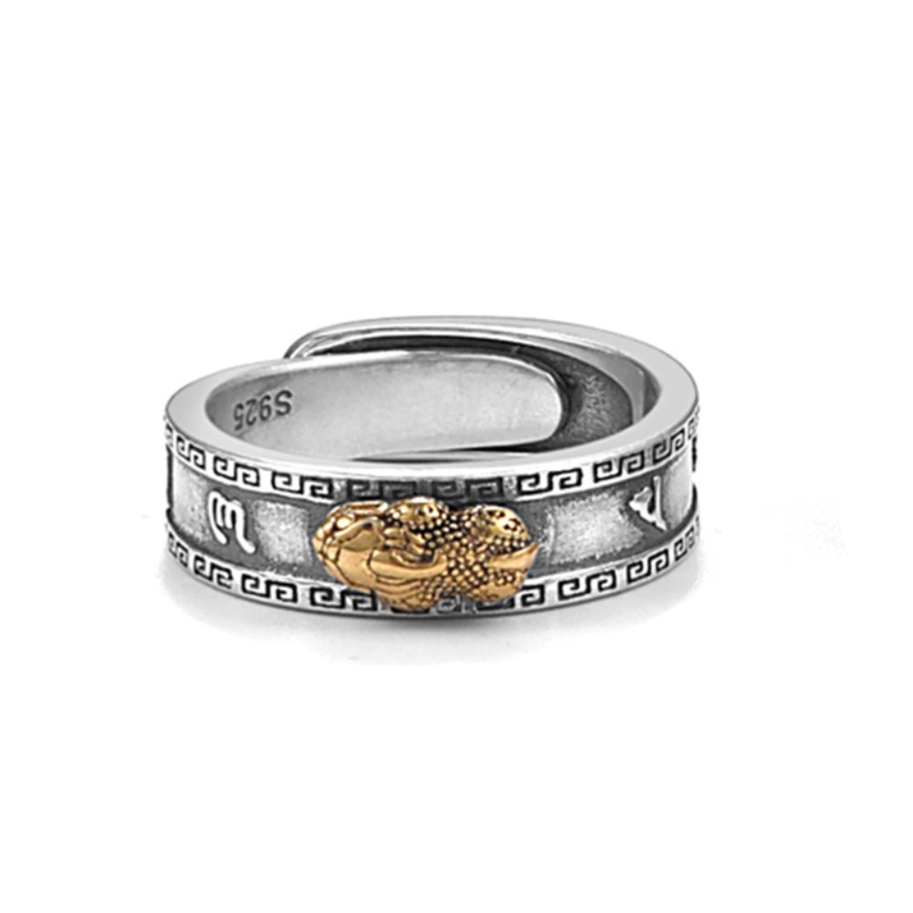 Feng Shui Pixiu Mantra Couple Ring