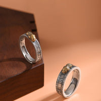 Thumbnail for Feng Shui Pixiu Mantra Couple Ring