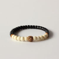 Thumbnail for Buddhism Natural Tagua Nut Coconut Shell Rudraksha  Bracelet