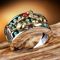 Thumbnail for Fortune Pixiu Abacus Ring