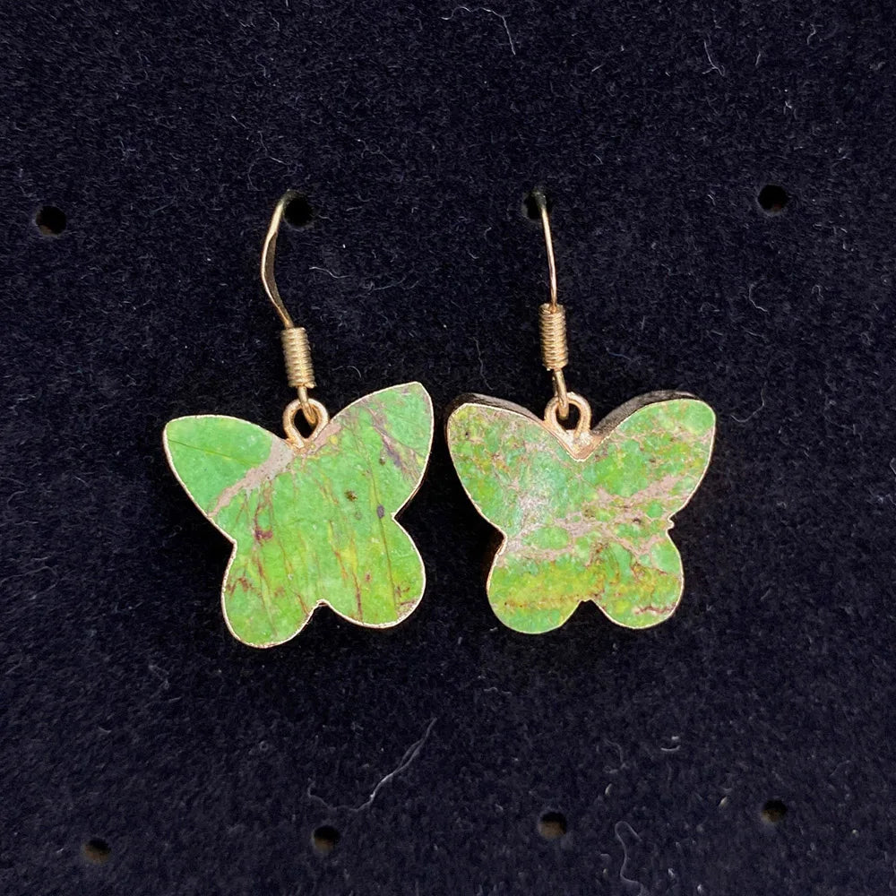 Dance Of The Butterflies Jasper Drop Earrings