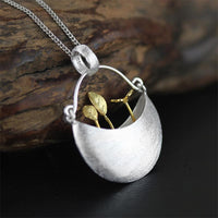 Thumbnail for 925 Sterling Silver Mini Garden Pendant Necklace