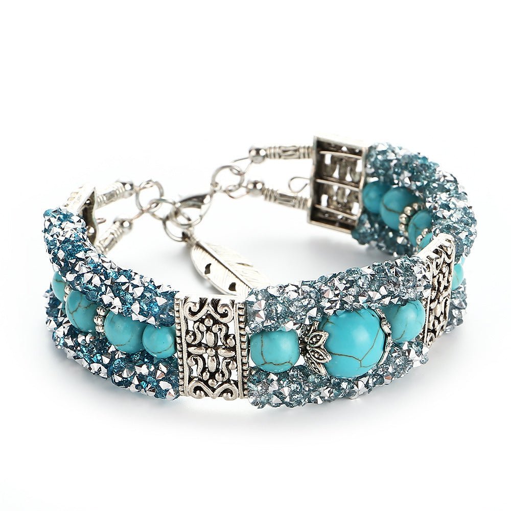 Good Fortune and Protection Turquoise Bracelet