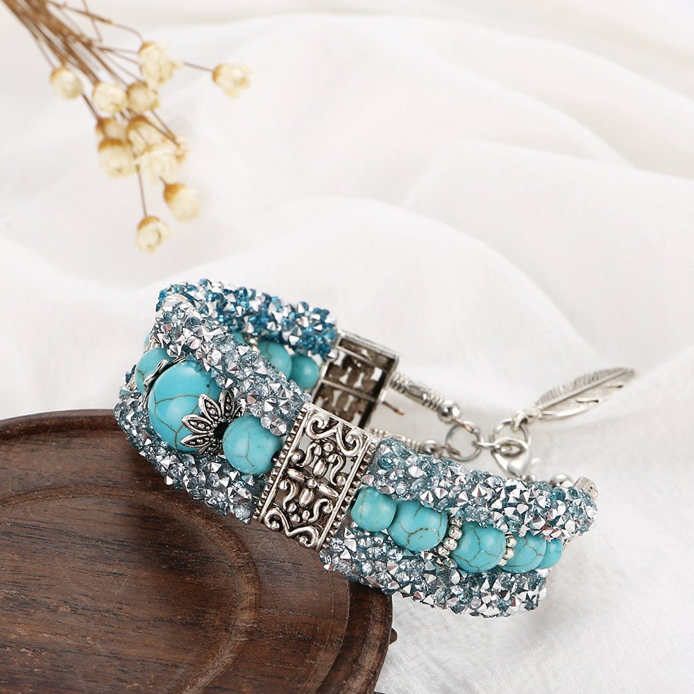 Good Fortune and Protection Turquoise Bracelet