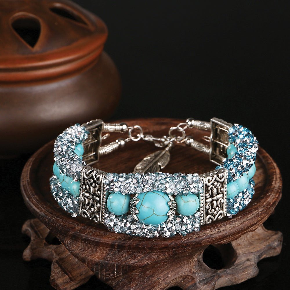 Good Fortune and Protection Turquoise Bracelet