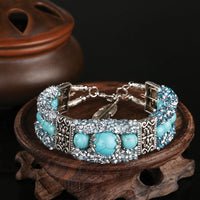 Thumbnail for Good Fortune and Protection Turquoise Bracelet