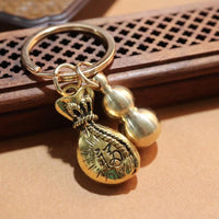 Thumbnail for Gourd and Money Bag Lucky Keychain (Bundle)