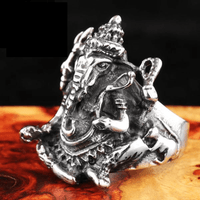 Thumbnail for Lord Ganesha Stainless Steel Ring