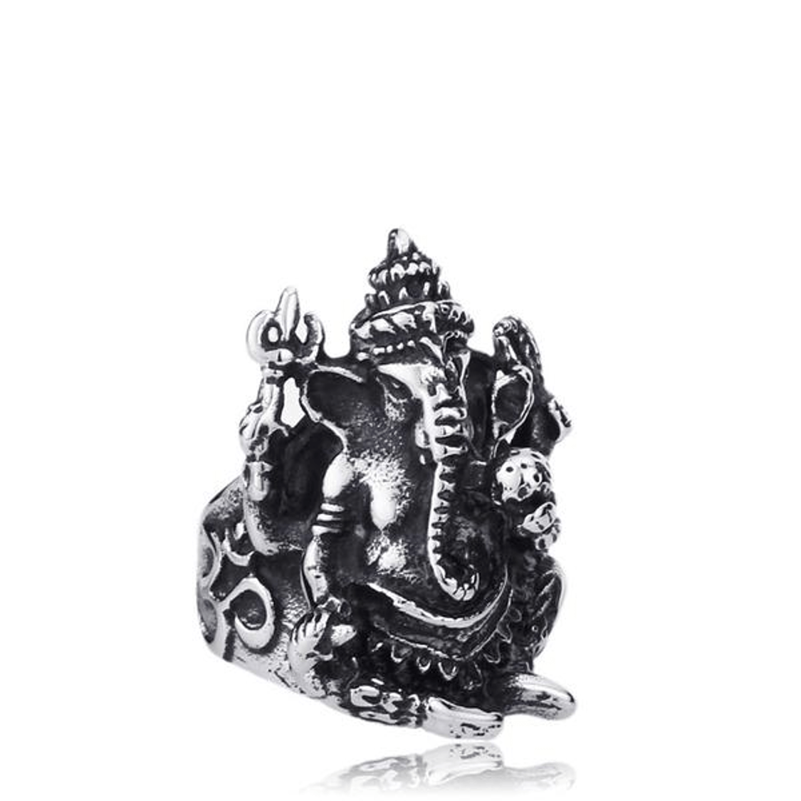 Lord Ganesha Stainless Steel Ring