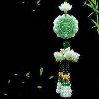 Thumbnail for Green Jade Car Hanging Charm