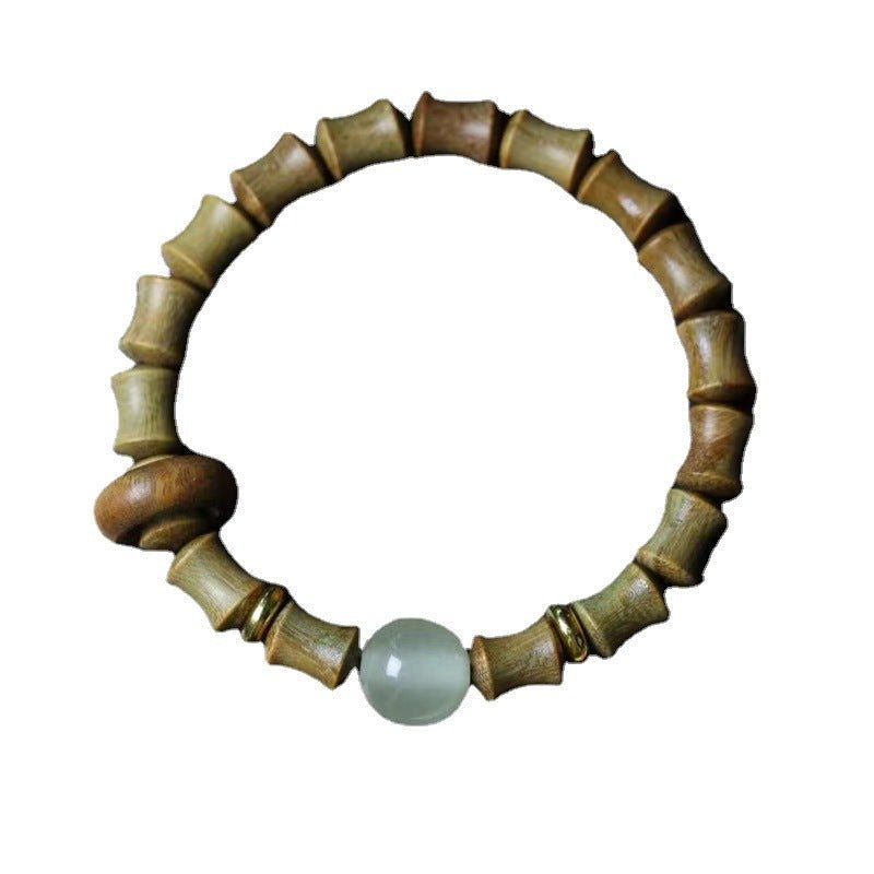 Green Sandalwood Jade Chakra Bracelet