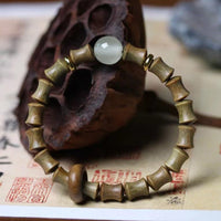 Thumbnail for Green Sandalwood Jade Chakra Bracelet