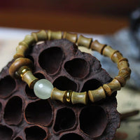 Thumbnail for Green Sandalwood Jade Chakra Bracelet