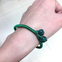 Thumbnail for 2pc/ Set GREEN Rope ' STAY STRONG ' COMPASSION Bracelets