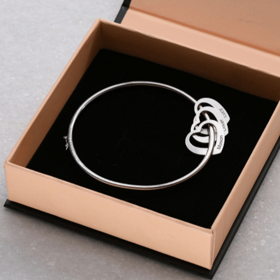 Customizable Stainless Steel 'DEVOTION' Love Bracelet