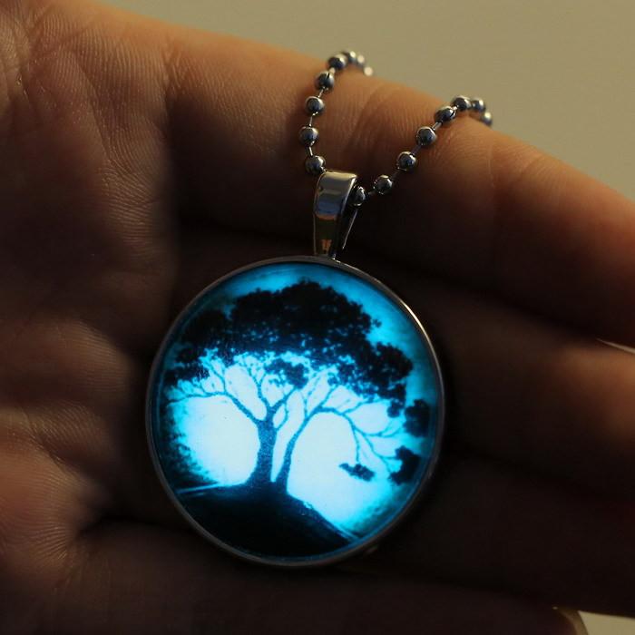 Luminous Tree of life Pendant