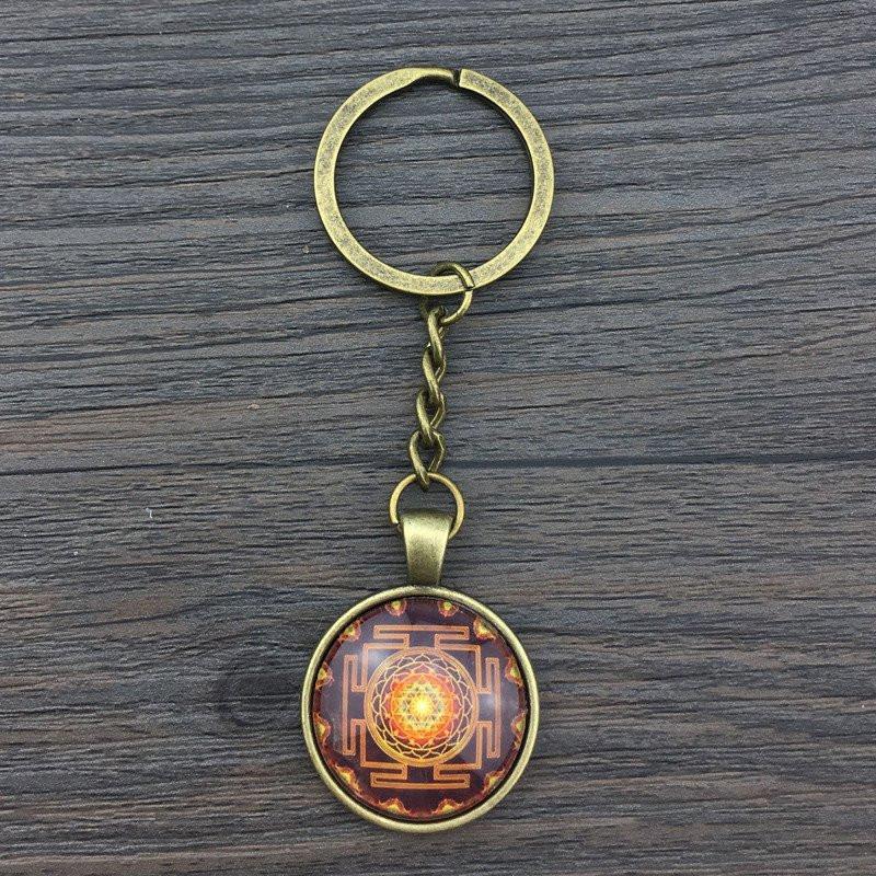 Sri Yantra Keychain