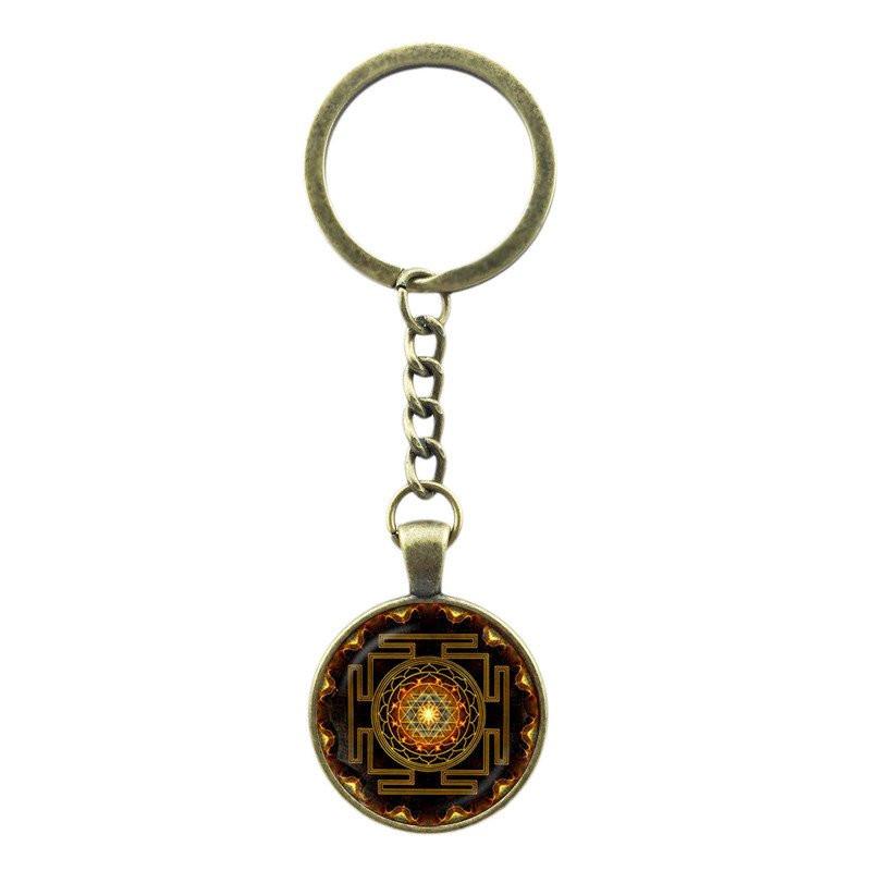 Sri Yantra Keychain