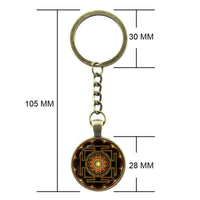 Thumbnail for Sri Yantra Keychain