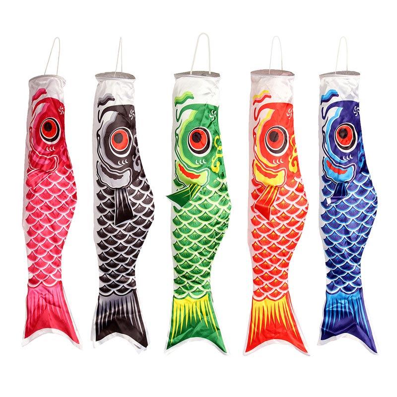 Inspire Courage and Strength in your home flying a Japanese Koinobori Koi Fish Wind Sock