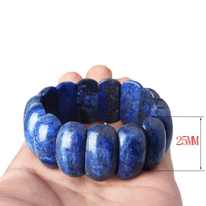 x_Luscious Large Lapis Lazuli & other Natural Stone Bracelets