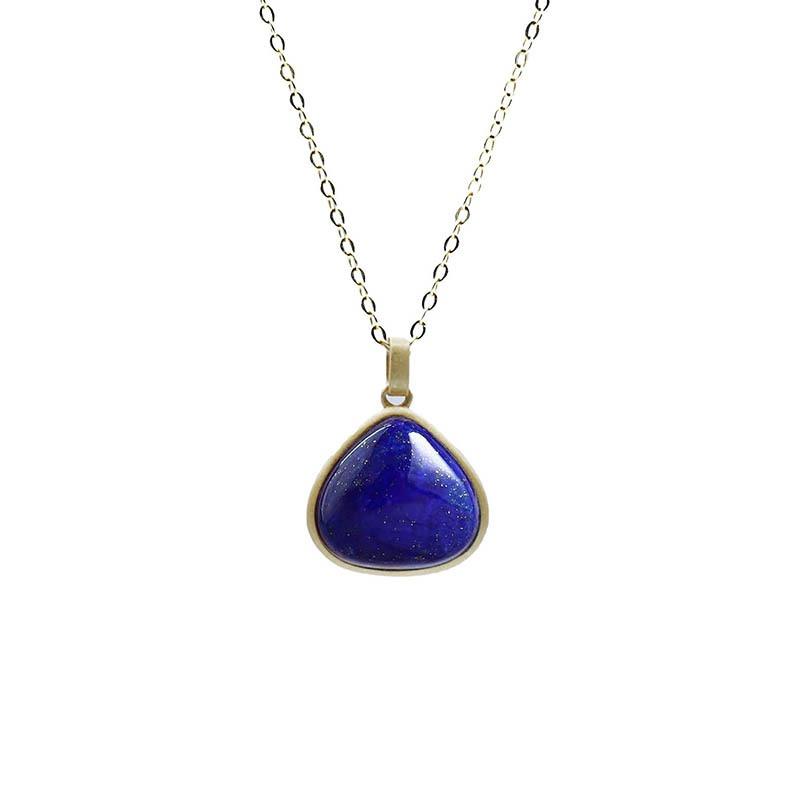 Lapis Lazuli Stone Pendant Necklace