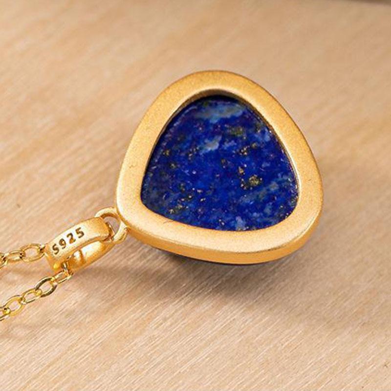 Lapis Lazuli Stone Pendant Necklace