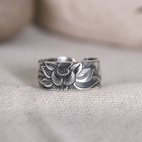 Thumbnail for Lotus Heart Sutra Ring