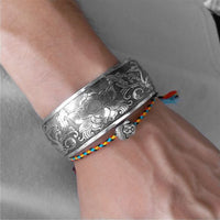 Thumbnail for Lotus Mantra Amulet Bangle