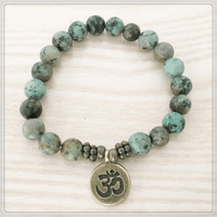 Thumbnail for Natural African Turquoise Charm Bracelet