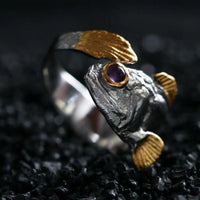 Thumbnail for Lucky Purple Eye Fish Ring