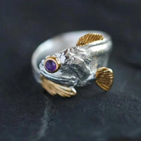 Thumbnail for Lucky Purple Eye Fish Ring