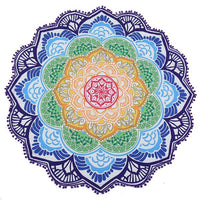 Thumbnail for Lotus Design Mandala Tapestry-7 Glorious Color Blends