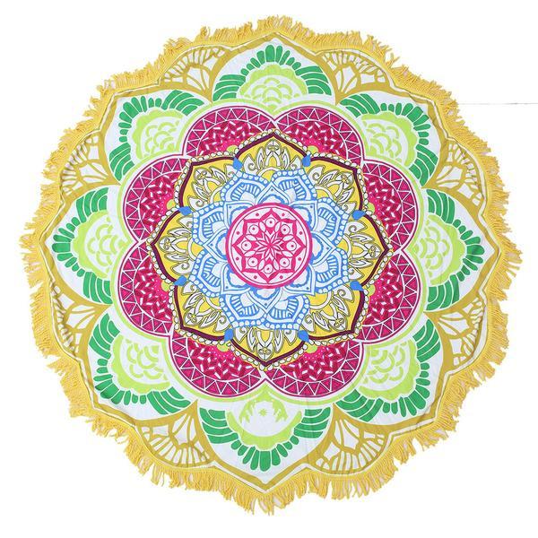 Lotus Design Mandala Tapestry-7 Glorious Color Blends