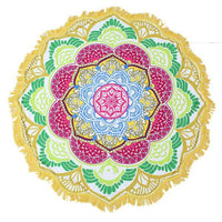 Thumbnail for Lotus Design Mandala Tapestry-7 Glorious Color Blends