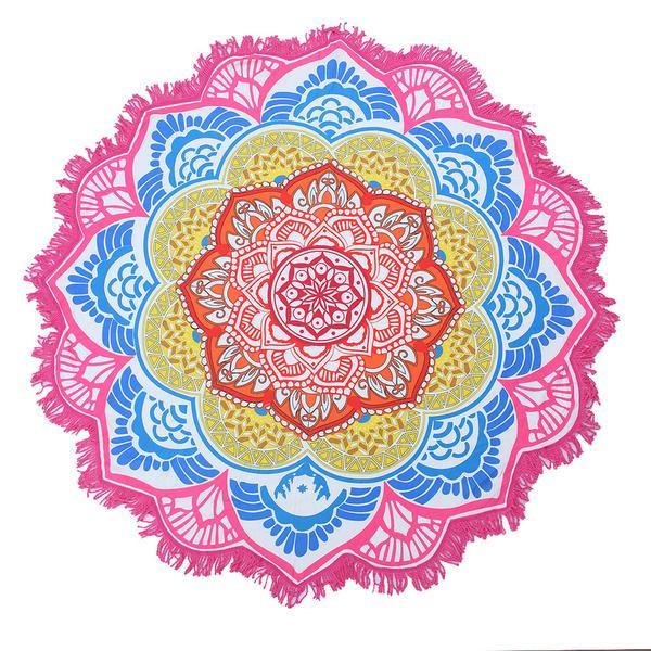 Lotus Design Mandala Tapestry-7 Glorious Color Blends