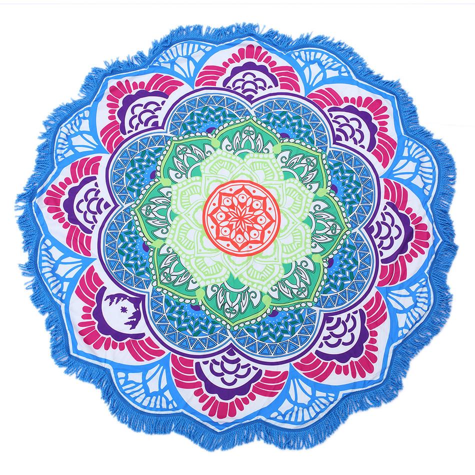 Lotus Design Mandala Tapestry-7 Glorious Color Blends