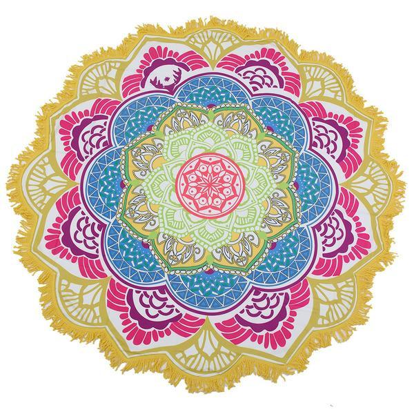 Lotus Design Mandala Tapestry-7 Glorious Color Blends