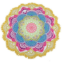 Thumbnail for Lotus Design Mandala Tapestry-7 Glorious Color Blends