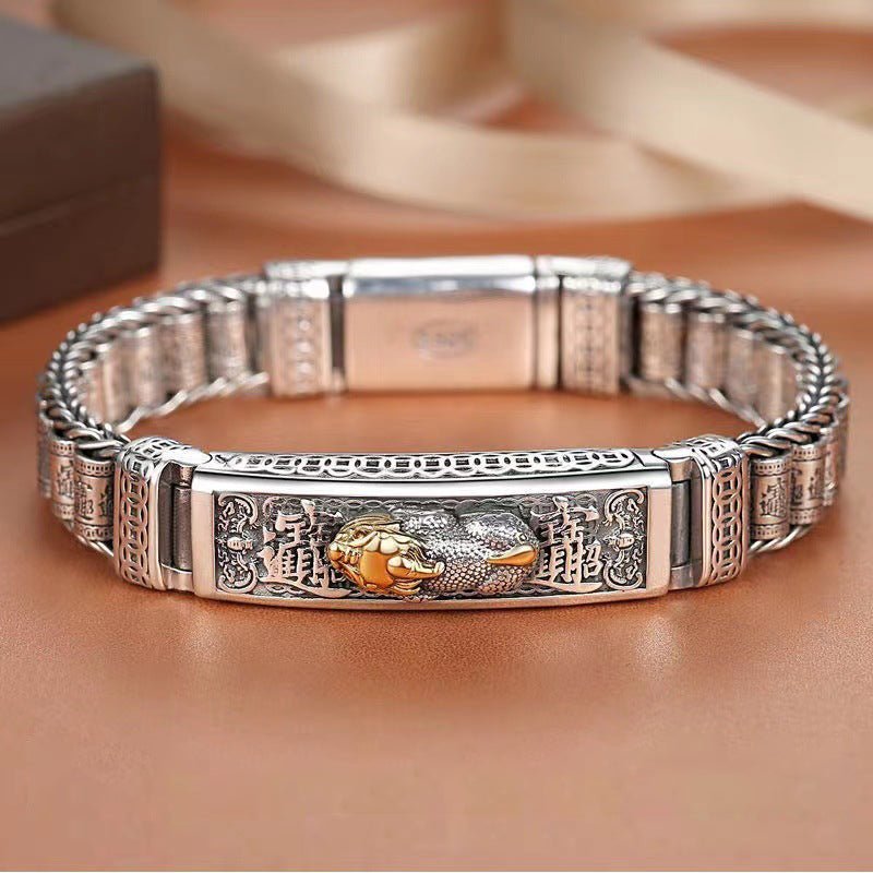 Money Pixiu Prayer Wheel Bracelet