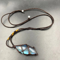 Thumbnail for Natural Labradorite Gemstone Necklace