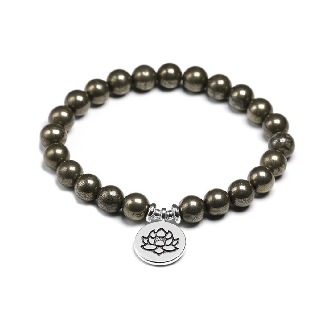 Natural Pyrite Energy Healing Bracelet