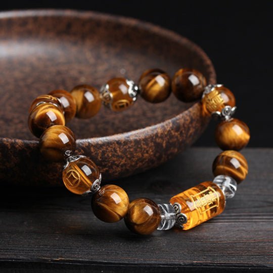 Natural Tiger Eye Fortune Lucky Bracelet