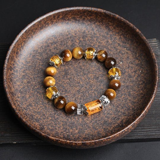 Natural Tiger Eye Fortune Lucky Bracelet