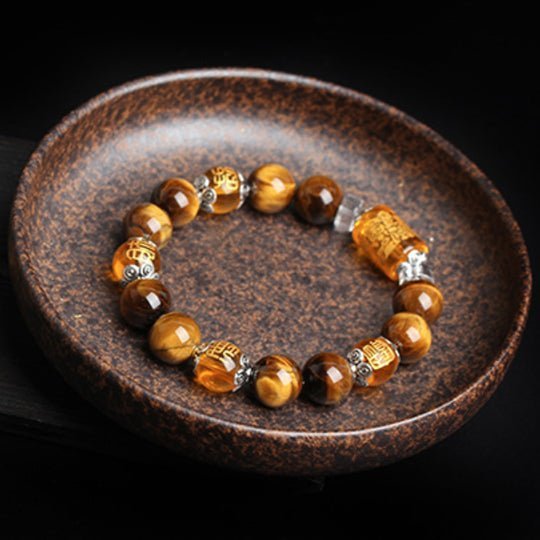 Natural Tiger Eye Fortune Lucky Bracelet