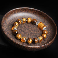 Thumbnail for Natural Tiger Eye Fortune Lucky Bracelet