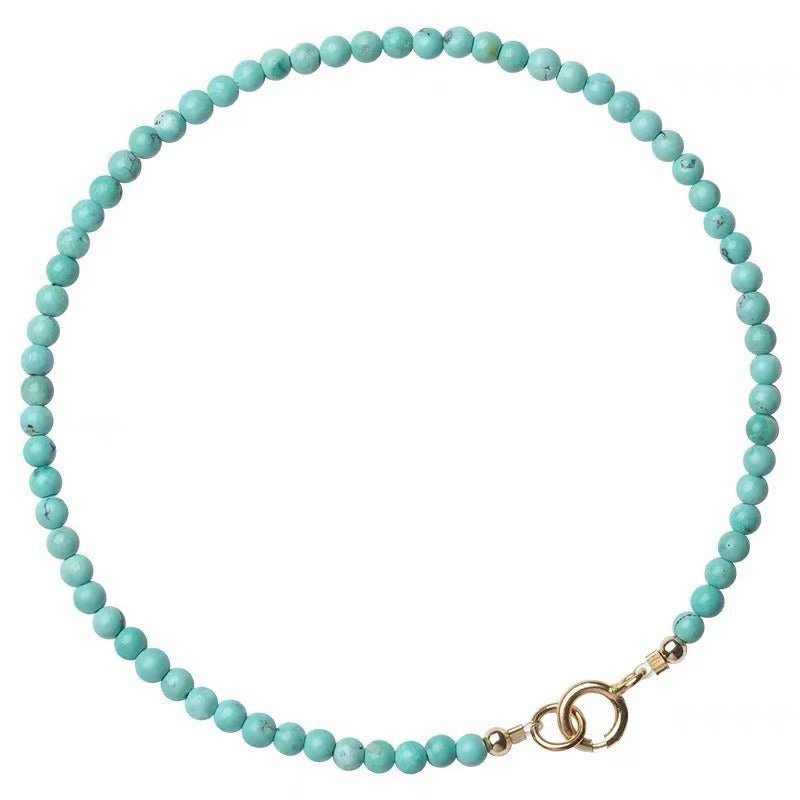 Natural Turquoise Beads Protection Bracelet