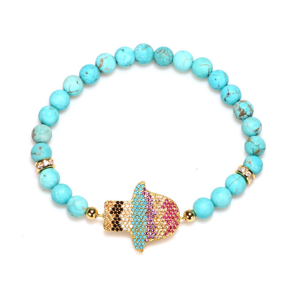 Natural Turquoise Protection Bracelet